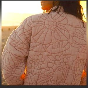 Anthropologie Relaxed Quilted Jacket